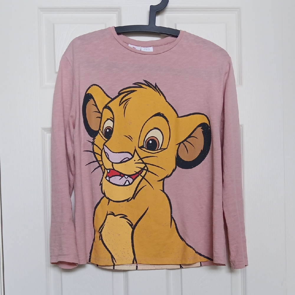 ZaraKid 18.5"ptp Disney Kids Pink Lion King Shirt
